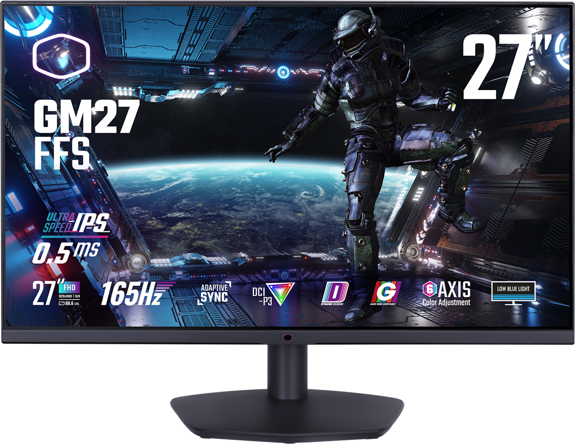 Refurbished Cooler Master GM27-FFS Gaming Monitor Refurbished Cooler Master GM27-FFS Gaming Monitor